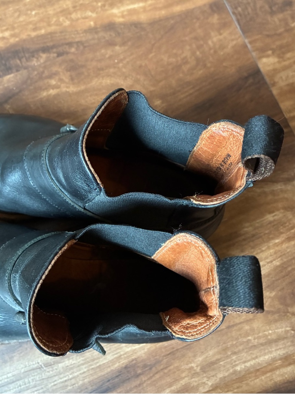 Men's Frye Wilson Engineer Chelsea Boots in Black (Size:7.5) - Picture 16 of 16